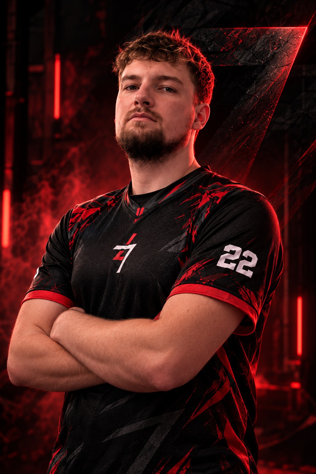 Portrait de Chuchu, joueur Valorant de 7Roll Legacy, maillot numéro 22
